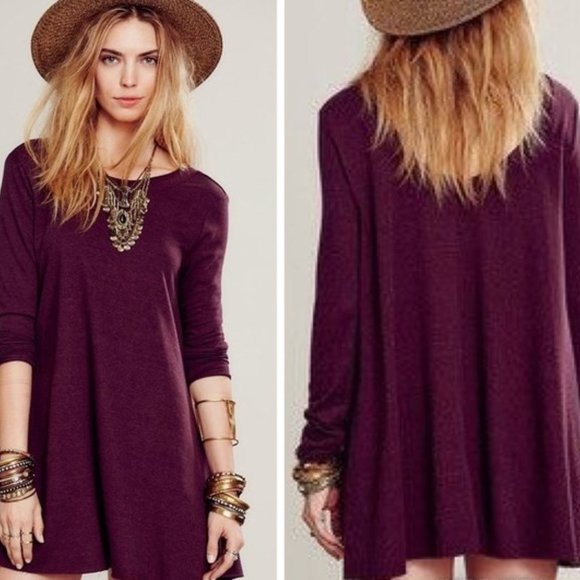 Free People Dresses & Skirts - FP Beach Scoop Neck No Hem Tunic Dress